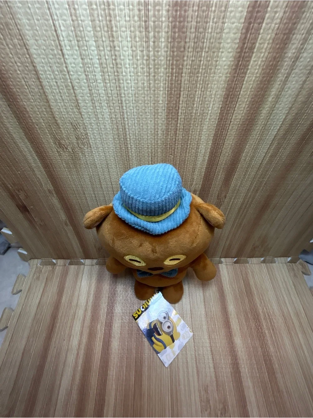 NWT Minions Tim The Bear Gentleman Plush Sega Japan Blue Hat⁠